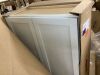 Hampton Bay Courtland 30 in. W x 12 in. D x 42 in. H Assembled Shaker Wall Kitchen Cabinet in Polar White - 2