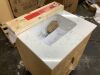 HDC Kesset 24 in. Single Sink Freestanding Light Oak Bathroom Vanity with White Engineered Carrara Top - Hairline Crack in Top - 7