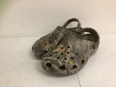 Camo Crocs, Size 10, E-Comm Return