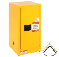 Flammable Safety Cabinet 16 Gal. ColdRolled Steel Flammable Liquid Storage 18.1 x 18.1 x 35.4 in.