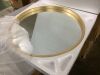 Kate and Laurel Medium Round Gold Contemporary Mirror (25.6 in. H x 25.6 in. W) - 2