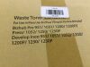 Lot of (4) Black Toner Cartridges & (4) Waste Toner Containers for High Volume Printer - 3