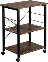 VINGLI 3 Tier Microwave Cart