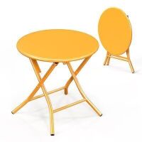 VINGLI 18-in W Patio Metal Folding Side Table