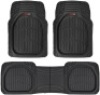Motor Trend Deep Dish Heavy Duty Rubber Floor Mats, Universal Trim to Fit - Appear New&nbsp;
