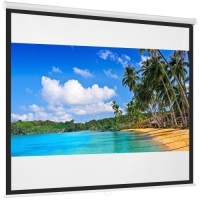Diagonal 1:1 HD Pull-Down Manual Projector Screen 119in - Appears New&nbsp;