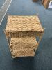 3-Tier Water Hyacinth Utility Cart w/ Weaved Baskets - 5