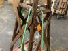 102 in. Wood Windmill with Iron Wind Head Garden Decoration - 3