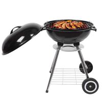 ROVSUN 18" Charcoal Grill with Wheels and Storage Holder