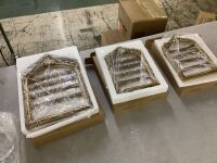 Lot of (3) Wall Hanging Earring Holder Organizers