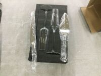 Wedding Cake Knife and Champagne Flutes Server Set, 4 pc