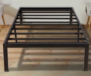 Twin Metal Bed Frame, Appears new, Sold as is