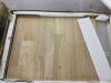VINGLI 11.8D x 15.7W x 23.6H 2-Drawers Unfinished Solid Wood Nightstand - 3