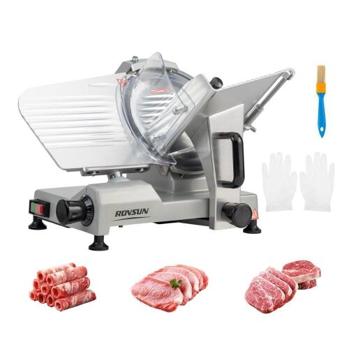 ROVSUN 12" 300W 110V Manual Gravity Feed Meat Slicer