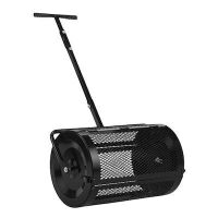 VINGLI 24-in W T-Shaped Peat Moss Spreader with Height Adjustable Handle