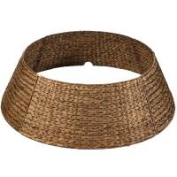 Woven Hyacinth Christmas Holiday Tree Collar - 42in