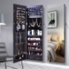 AOOU 47" Wall Mounted Full&nbsp;Mirror Lockable Jewelry&nbsp;Organizer