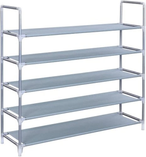 Songmics&nbsp;5 Tier&nbsp;Utility Shoe Rack,&nbsp;Holds 25 Pairs Of Shoes,&nbsp;39.4"&nbsp;x 11.1" x 36.3" - Appears New&nbsp;