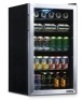Newair 126 Can Freestanding Beverage Fridge in Stainless Steel, with 4-Adjustable Shelves - Appears New&nbsp;&nbsp;&nbsp;&nbsp;
