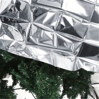 Lot of (3) Rolls of&nbsp;Greenhouse&nbsp;Reflective Mylar Film Covering Sheets For Plants, Fruit Trees, Approx 5' Wide, Uknown Length - Appear New&nbsp;