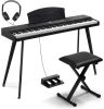88 Key Keyboard Piano Set with Multi-Adjustable Height Bench