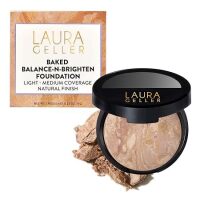 LAURA GELLER NEW YORK Award-Winning Baked Balance-n-Brighten Color Correcting Powder Foundation -Fair