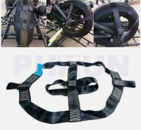 Motorcycle Rear Wheel Tie Down Strap Safety Belt Tire Transport Harness US Stock, 3-Pack