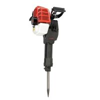 52CC 2 Stroke Gasoline Demolition Jack Hammer Concrete Breaker with Flat Chisel Bull Point Chisel