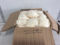 Lot of (100) Cream Colored Spandex Chair Covers