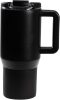 HydroJug Coffee Traveler 20oz Ceramic-Lined Mug with Handle, Black