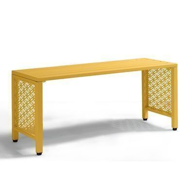 VINGLI 40in Outdoor Metal Bench