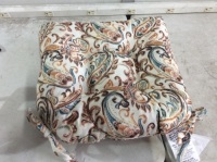 Lot of (4) Paisley Seat Cushions, Set of 2