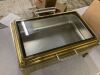 Gold Chafing Dish with Lid - 3