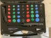 Rechargeable Bore Sight Laser Kit with 64 Adapters fit 0.17 to 12GA Calibers, Professional Red/Green Laser Bore Sight with Button Switch, Powerful Choice for Hunting Bore Sight Tool - 3