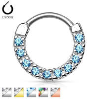 OUFER Septum Rings 16G, Septum Piercing Jewelry, 316L Surgical Steel Silver