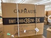 Caphaus 84 in. Black Memory Foam Massage Table with Foldable Legs - 2