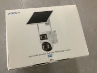 Solar Powered Dual View PTZ Linkage Camera