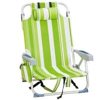 VINGLI 32H Portable Aluminum Backpack Beach Chair