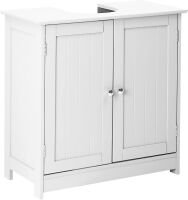 VINGLI Pedestal Sink Bathroom Vanity Cabinet with 2 Doors, 23.6" x 11.8"x 23.6"