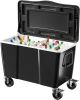 VINGLI 100qt Patio Cooler with Divider