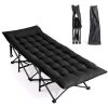 VINGLI 28-in 1200D Layer Oxford Folding Camping Cot Bed with Mattress