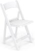 VINGLI Resin Folding Chair with Cushion