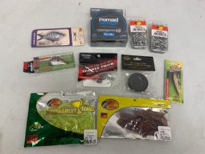Lot (10) Fishing Accessories, E-Commerce Return, Sold as is