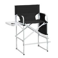 Folding Directors Chair with Side Table