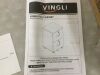 VINGLI 15.7D x 27.2H 2-Drawer Rolling Filing Cabinet - 3