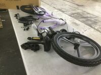 Kids Bike with Training Wheels - Unknown if Hardware is Complete