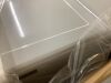 80 Quart Portable Outdoor Patio Rolling Cooler Cart White - 3