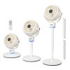 ROVSUN 40" 40W 110V Industrial Pedestal Fan White