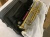 Beginner Standard Trumpet Set, Gold Lacquer Brass with Case - 3
