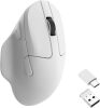Keychron M7 Wireless Computer Mouse, 26K DPI Optical Computer Mouse, 2.4 GHz/Bluetooth/Wired with Macro Button 63g Lightweight Ergonomic, Up to 70 Hours Worktime for Laptop macOS/Windows - Black